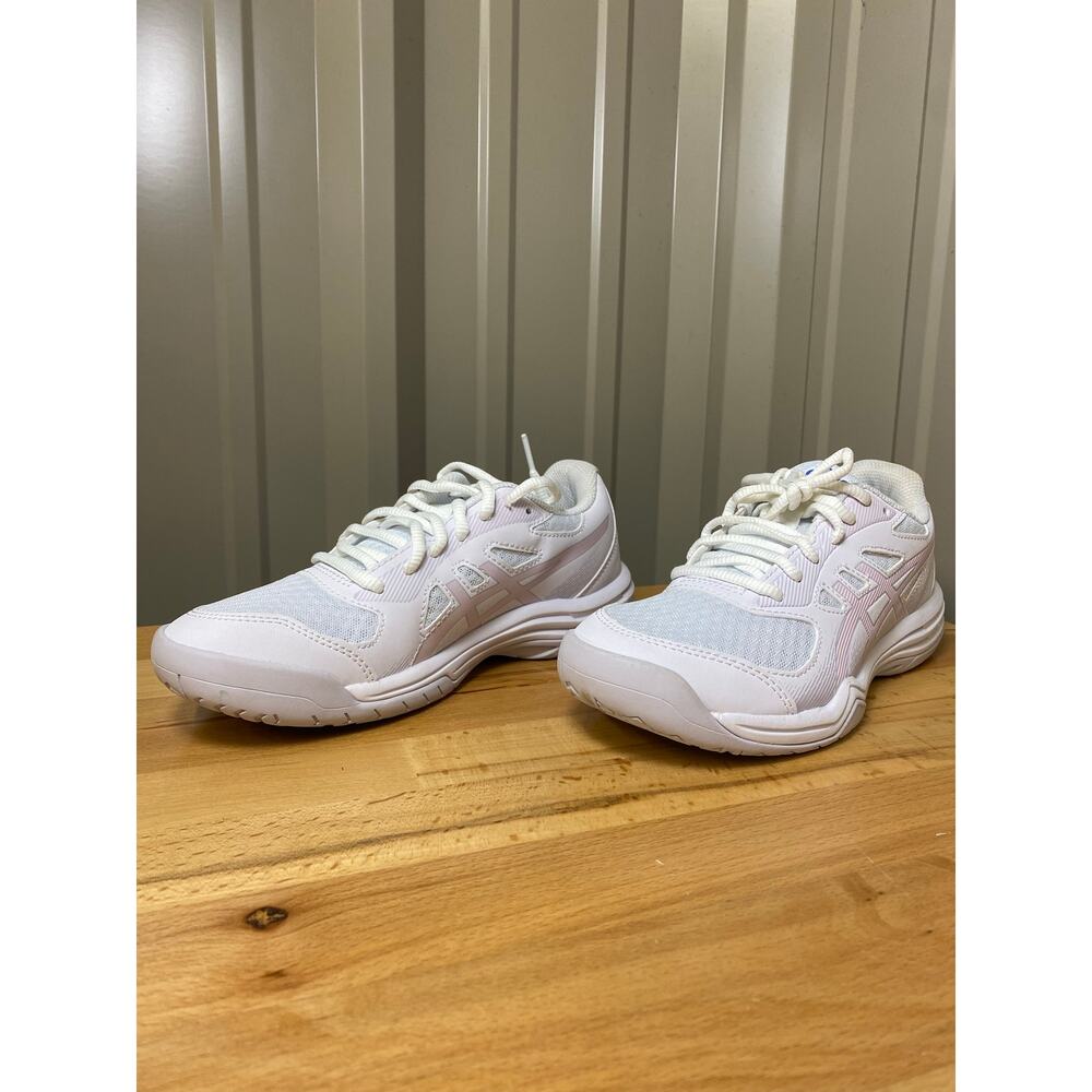 Asics Up Court 5 Women's Size 6 Pink/White/Blue - Picture 2 of 8